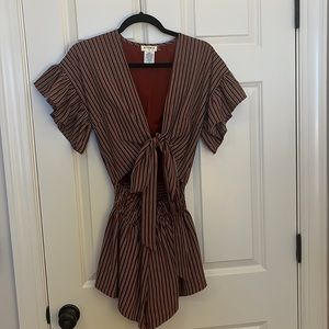 Romper with cutout